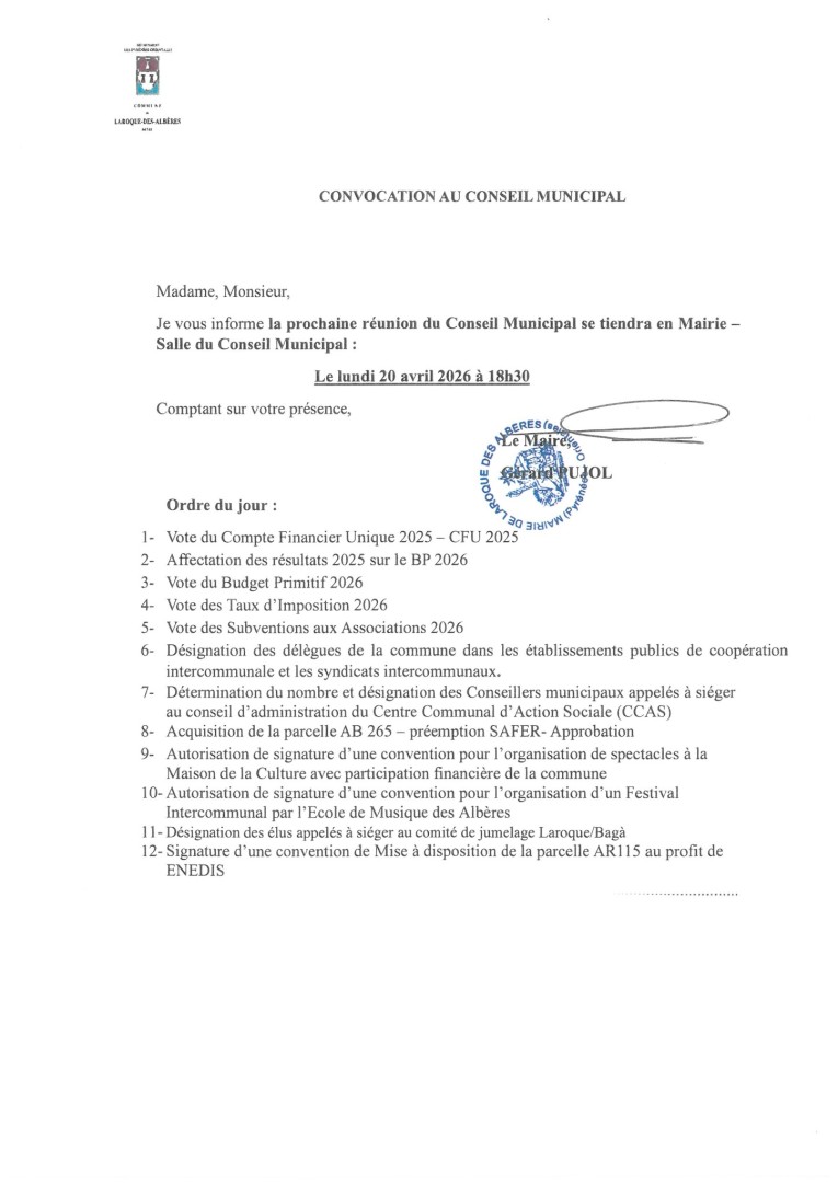 convocation cm 20 avril