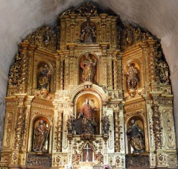 Retable de Saint Félix et Saint Blaise, les saints patrons de Laroque des Albères