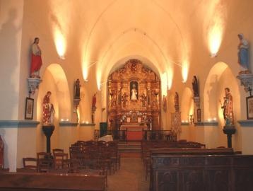 Vue d'ensemble de la chapelle de Tanya, Laroque des Albères